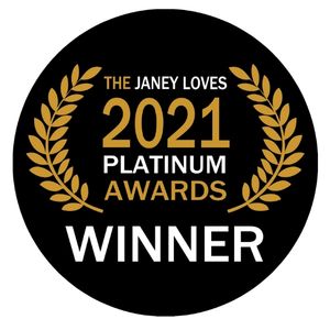 The 2021 Janey Loves Platinum Award seal