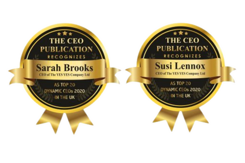 CO CEO  award for Sarah Brooks and Susi Lennox