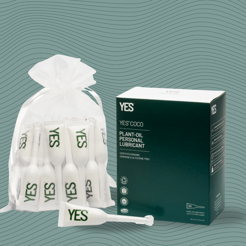 YES COCO Plant oil based lubricant for vaginal dryness - 30 pack applicators