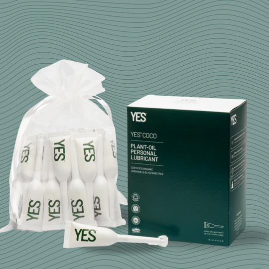 YES COCO Plant oil based lubricant for vaginal dryness - 30 pack applicators