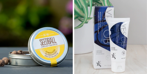 Seedball and YES Organic Oil-based lube