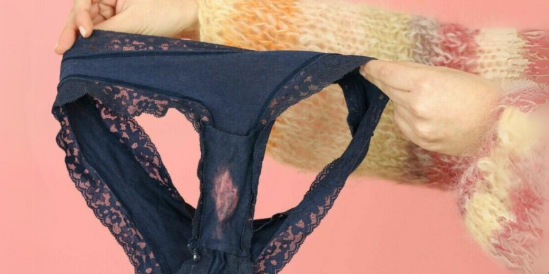 Bleached womans pants